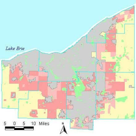 Lands at risk of development in Northeast Ohio before 2020