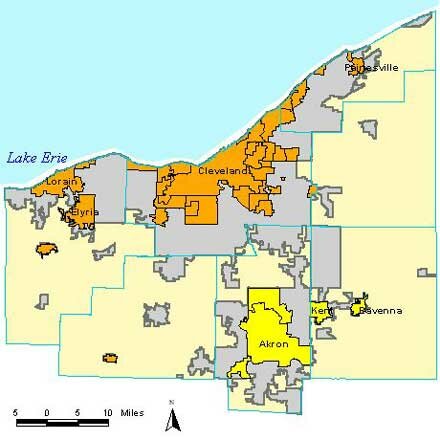 Urban core communities of Northeast Ohio