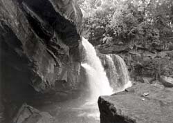 Black River west branch falls in Elyria